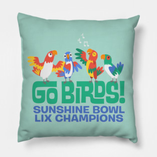 Go Birds! Tiki Room Pillow