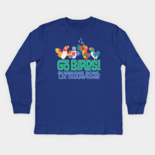 Go Birds! Tiki Room Kids Long Sleeve T-Shirt