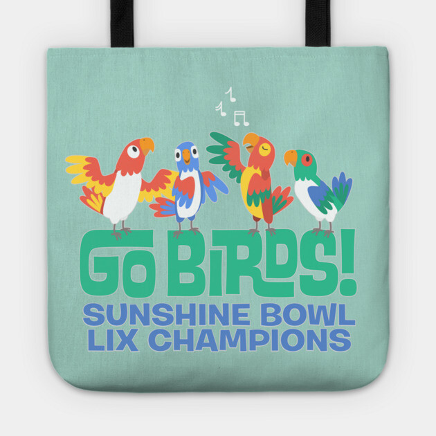 Go Birds! Tiki Room Tote by GoAwayGreen