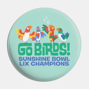 Go Birds! Tiki Room Pin