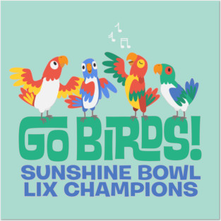 Go Birds! Tiki Room Posters and Art