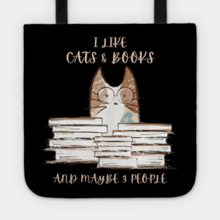 I Like Cats & Books Tote