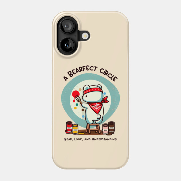 a BEARFECT CIRCLE Phone Case by Fabrik