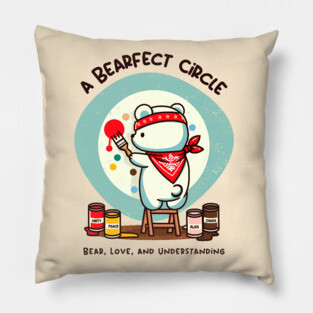 a BEARFECT CIRCLE Pillow
