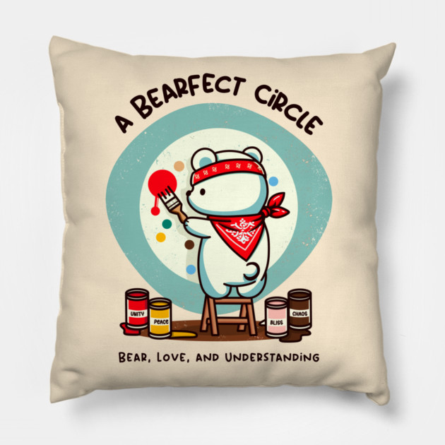 a BEARFECT CIRCLE Pillow by Fabrik