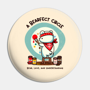 a BEARFECT CIRCLE Pin