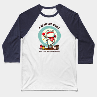 a BEARFECT CIRCLE Baseball T-Shirt