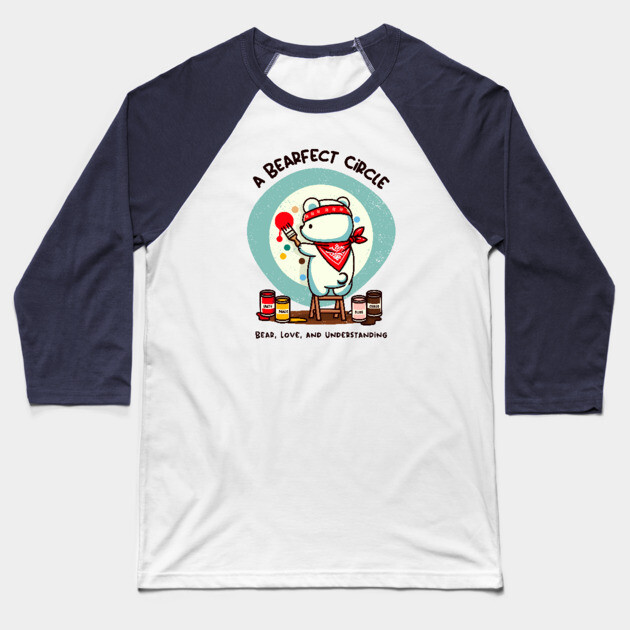 a BEARFECT CIRCLE Baseball T-Shirt by Fabrik