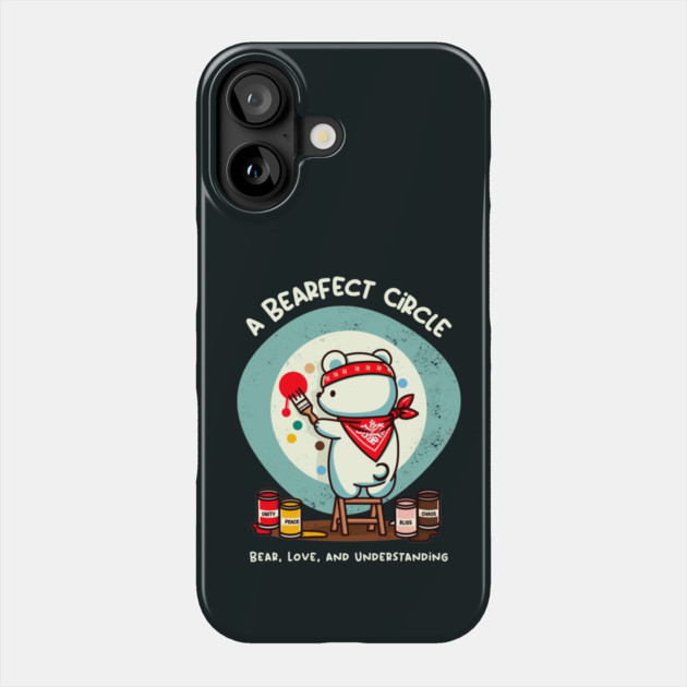 a BEARFECT CIRCLE Phone Case by Fabrik