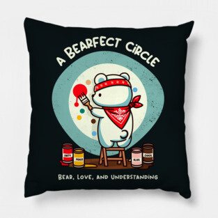 a BEARFECT CIRCLE Pillow