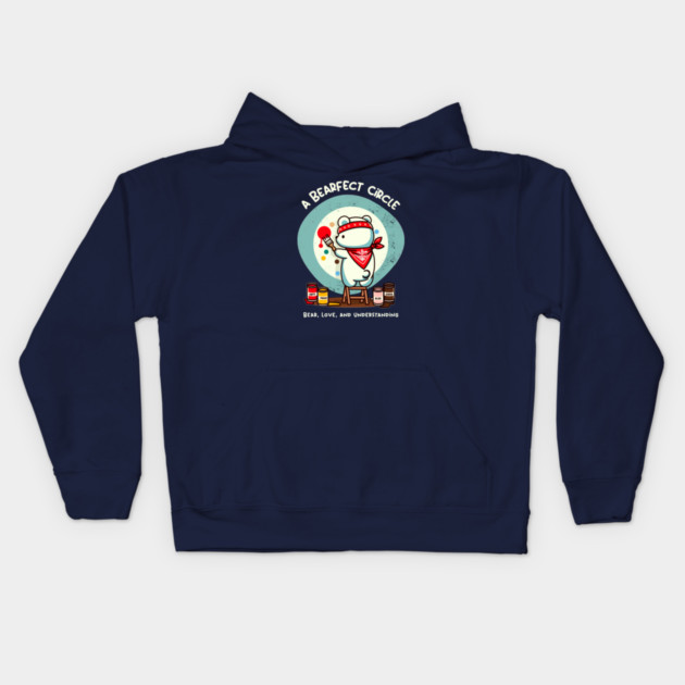 a BEARFECT CIRCLE Kids Hoodie by Fabrik