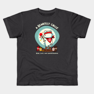 a BEARFECT CIRCLE Kids T-Shirt