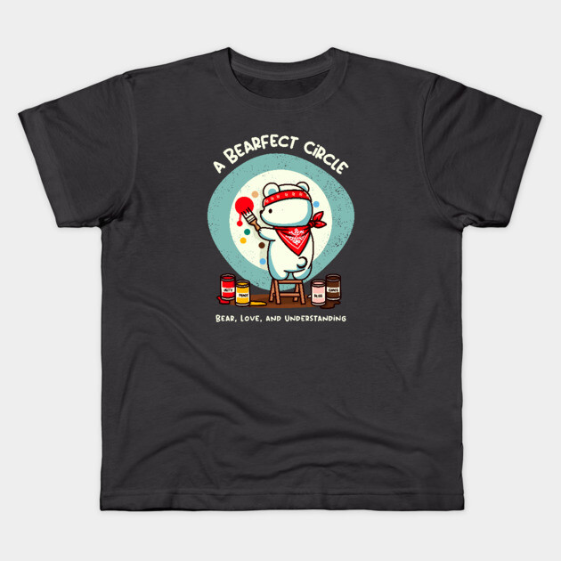 a BEARFECT CIRCLE Kids T-Shirt by Fabrik