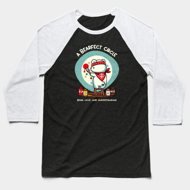 a BEARFECT CIRCLE Baseball T-Shirt by Fabrik