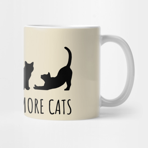 Minimalist Black Cat Silhouette by Premachandra's Store