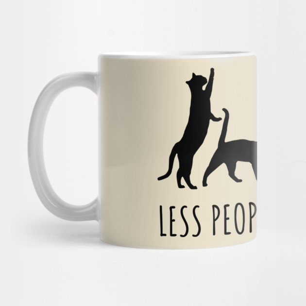 Minimalist Black Cat Silhouette by Premachandra's Store