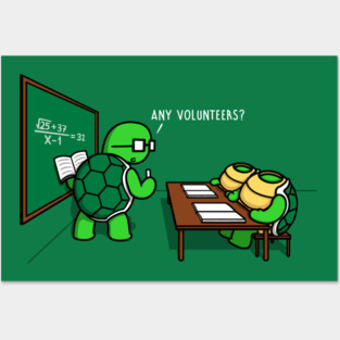 Turtle School! Posters and Art