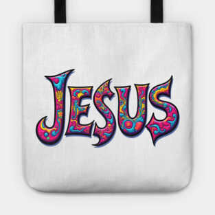 Colorful Celebration of Jesus Tote