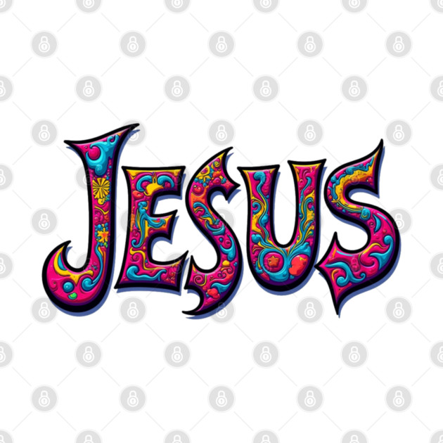 Colorful Celebration of Jesus by Rox