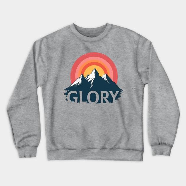Glory in Nature's Majesty Crewneck Sweatshirt by Rox
