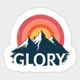 Glory in Nature's Majesty Sticker