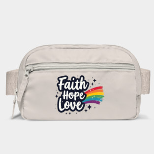 Rainbow of Faith, Hope, and Love Bag