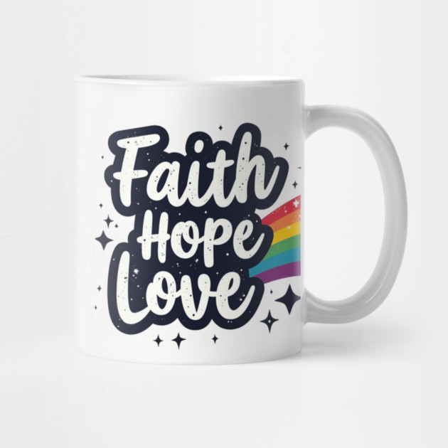 Rainbow of Faith, Hope, and Love by Rox