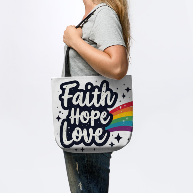 Rainbow of Faith, Hope, and Love by Rox