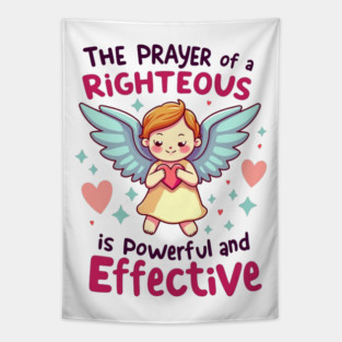 Power in Prayer Tapestry