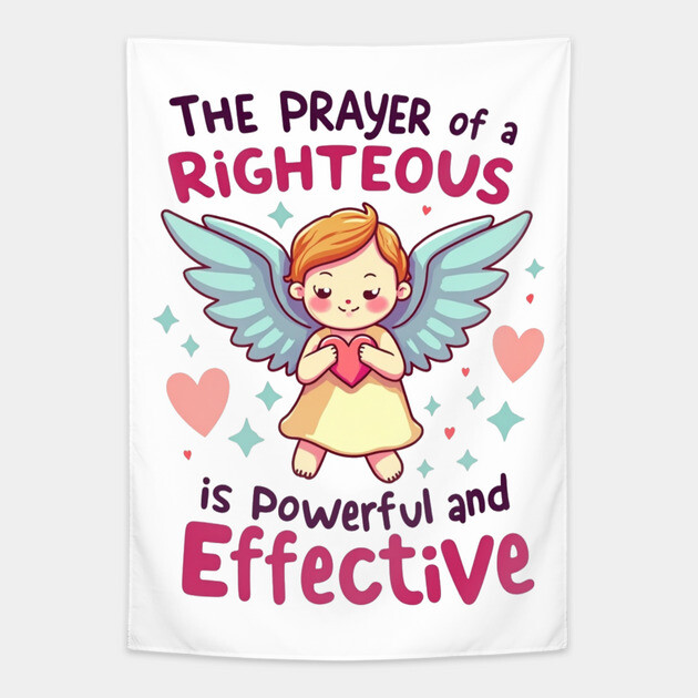 Power in Prayer Tapestry by Rox