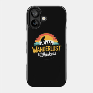Wanderlust & Whiskers Phone Case
