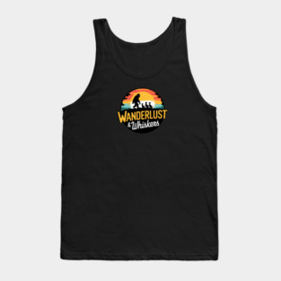 Wanderlust & Whiskers Tank Top