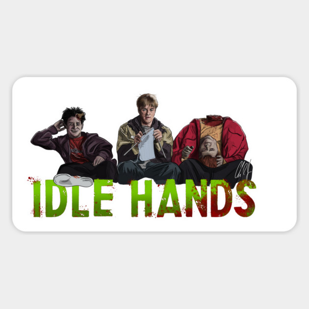 Idle Hands: Anton, Mick & Pnub Magnet by 51Deesigns