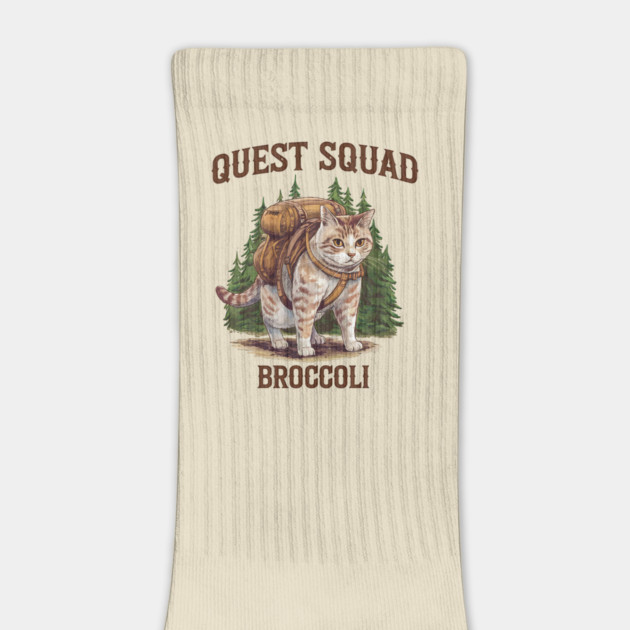 Quest Fantasy Squad Broccoli Funny Cat by ArtistTee ⭐⭐⭐⭐⭐