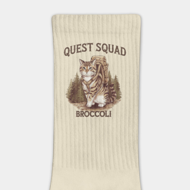 Quest Fantasy Squad Broccoli Funny Cat by ArtistTee ⭐⭐⭐⭐⭐