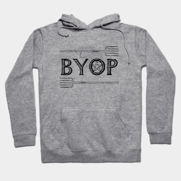 BYOP - Bring Your Own Pitchfork - Light colors Hoodie by SLJohnsonImages.com