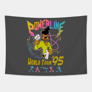 Powerline World Tour 95 Tapestry