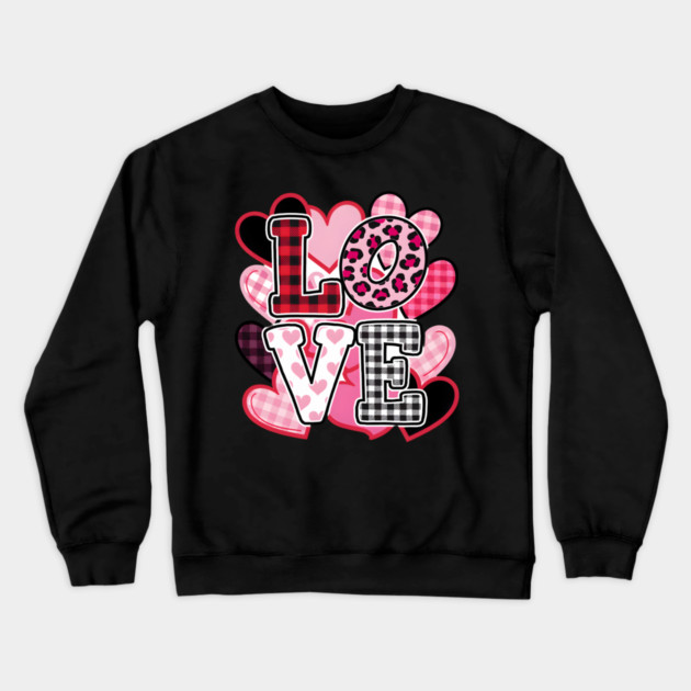 LOVE HEART Crewneck Sweatshirt by animegirlnft