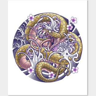 SNAKE INK Posters and Art