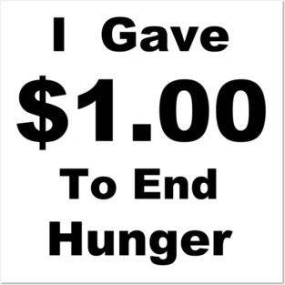 Charity Shaming Posters and Art