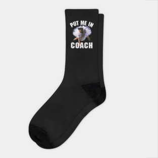 Put Me In Coach Ace Ventura Pet Detective Jim Carrey Socks