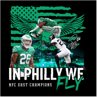 Fly Saquon Barkley Eagles Philly Posters and Art