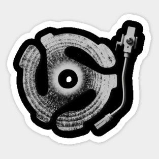 Vintage Vinyl Record Spacer Sticker