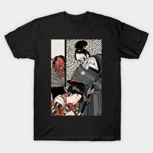 Samurai Death and the Maiden T-Shirt