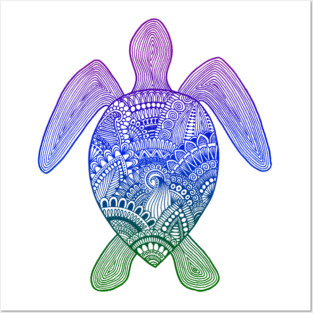 Sea Turtle Posters and Art