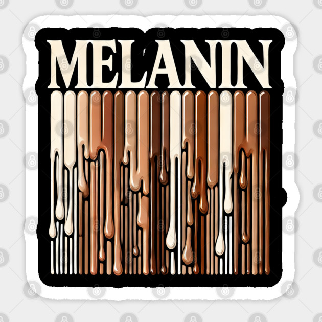 Melanin Drippin Afrocentric Sticker by Douglas's Store 2