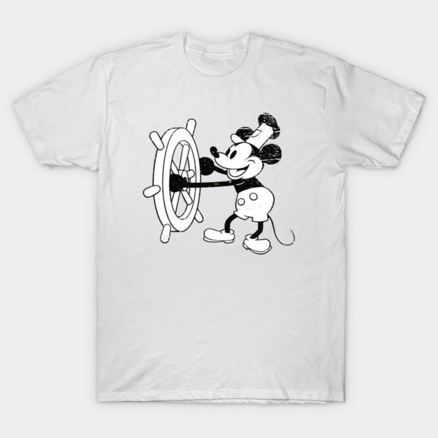 Vintage Steamboat Willie T-Shirt by Retro Remnant 