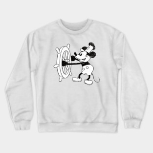 Vintage Steamboat Willie Crewneck Sweatshirt