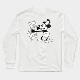 Vintage Steamboat Willie Long Sleeve T-Shirt