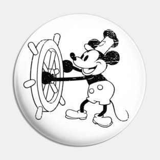 Vintage Steamboat Willie Pin